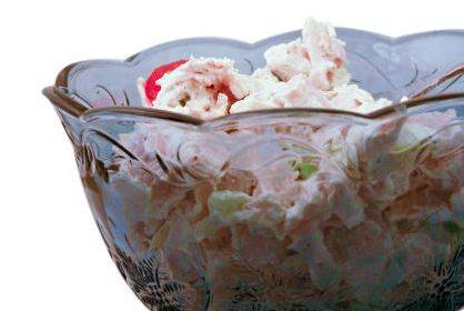 Cold Crab Dip Appetizer Served in a Bowl