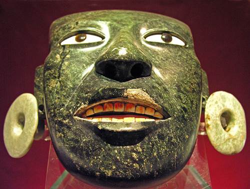 Aztec Greenstone Mask